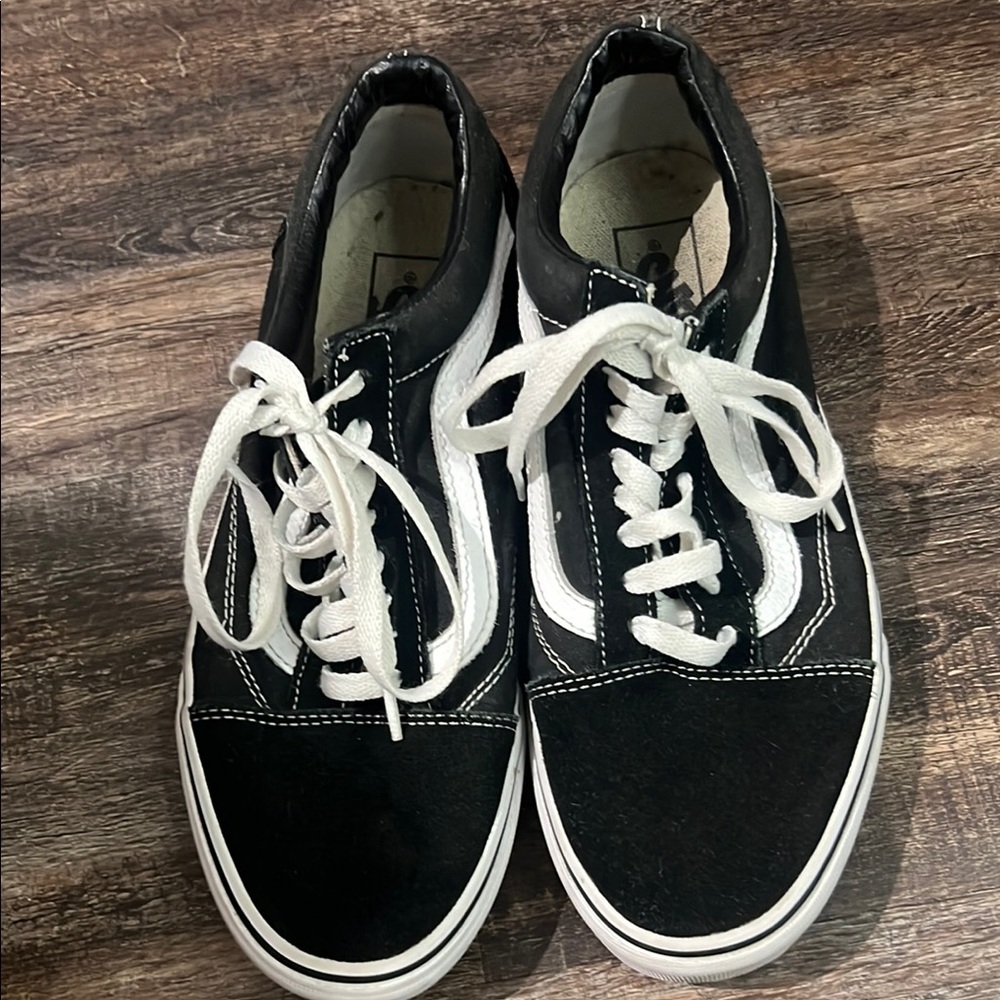 Vans Black and White Unisex Shoes
